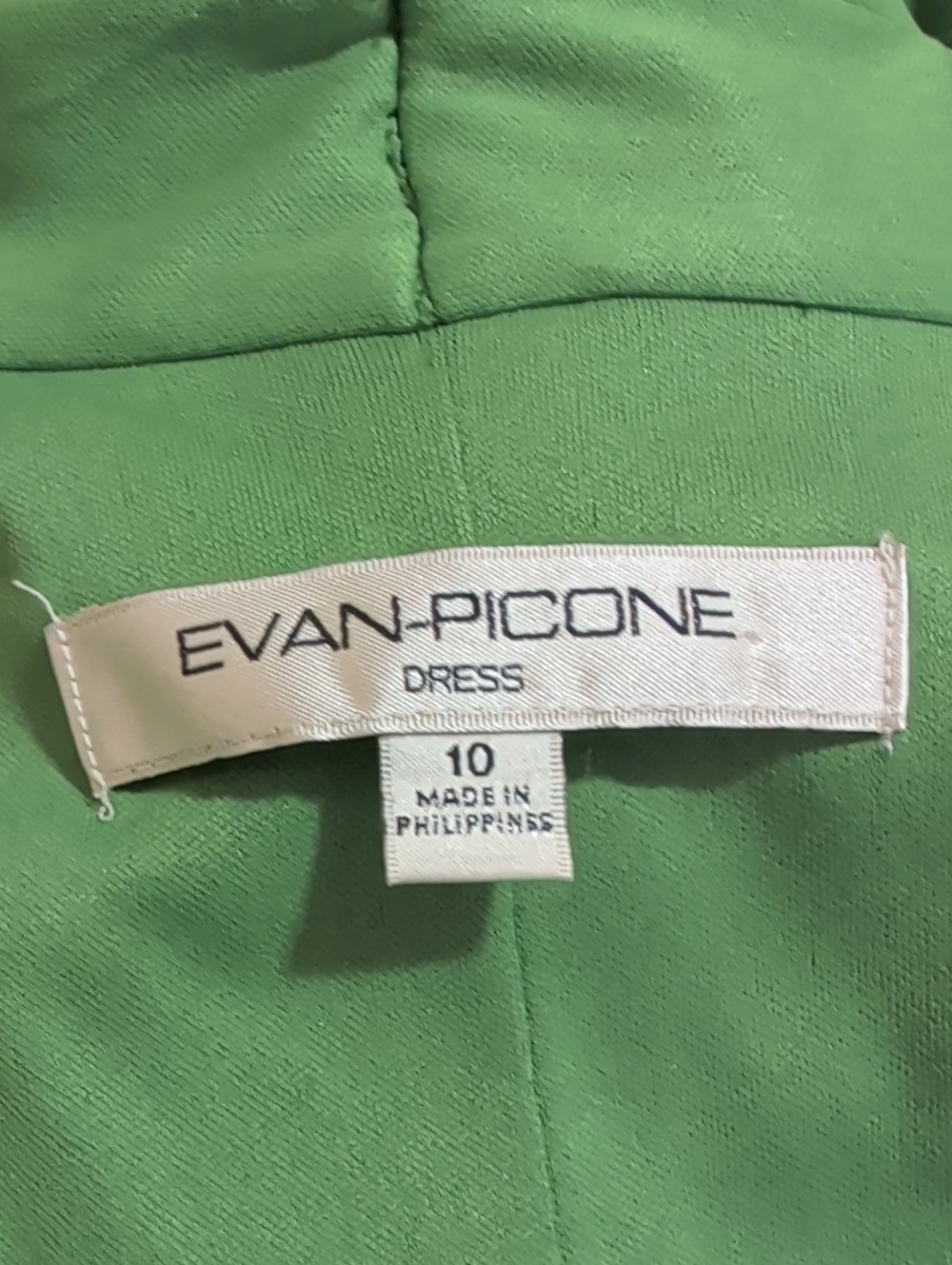 Evan Picone Shirred Waist Midi Dress Size 10 - Picture 6 of 7